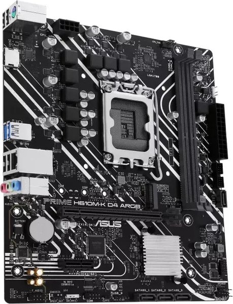 Изображение товара Материнская плата Asus Prime H610M-K D4 ARGB