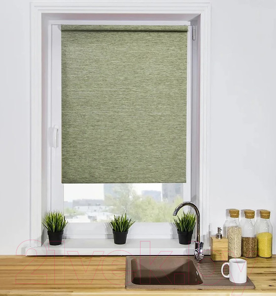 Изображение товара Рулонная штора Lm Decor Кантри LM 51-04 90x160 (фисташковый)