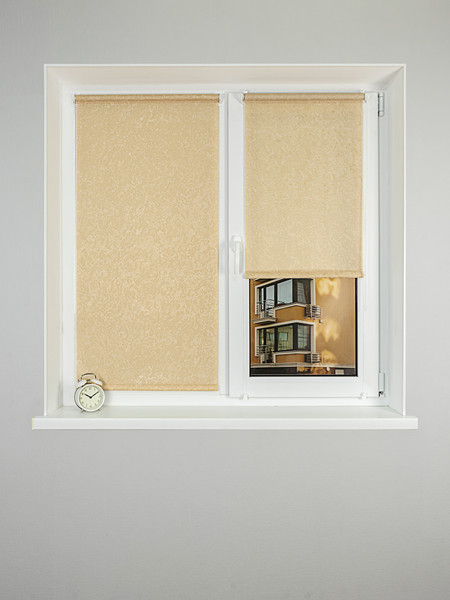 Изображение товара Рулонная штора Lm Decor Жаккард LM 66-04 130x170 (бежевый)