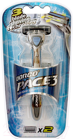 Изображение товара Бритвенный станок Dorco Pace 3 + 2 кассеты