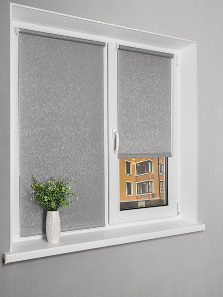 Изображение товара Рулонная штора Lm Decor Жаккард LM 66-05 130x170 (серый)