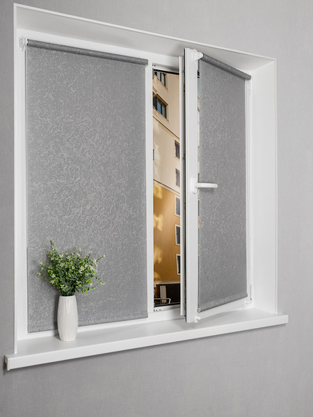 Изображение товара Рулонная штора Lm Decor Жаккард LM 66-05 130x170 (серый)