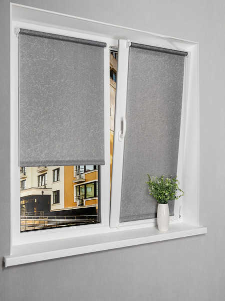 Изображение товара Рулонная штора Lm Decor Жаккард LM 66-05 130x170 (серый)