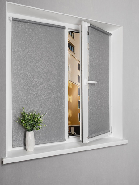 Изображение товара Рулонная штора Lm Decor Жаккард LM 66-05 150x170 (серый)