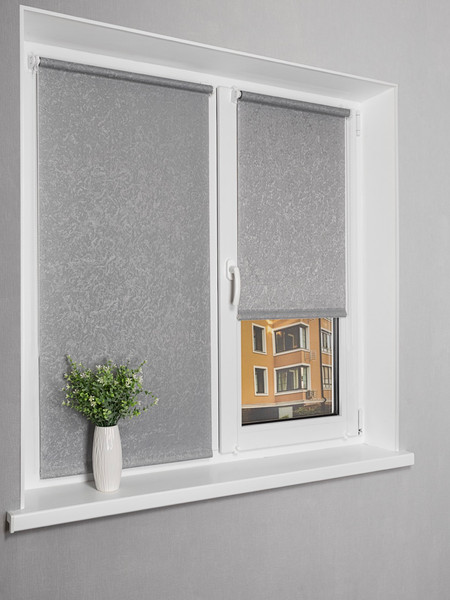 Изображение товара Рулонная штора Lm Decor Жаккард LM 66-05 57x160 (серый)