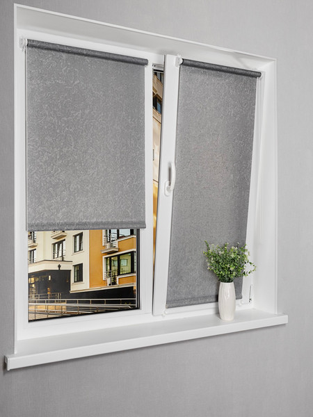 Изображение товара Рулонная штора Lm Decor Жаккард LM 66-05 67x160 (серый)