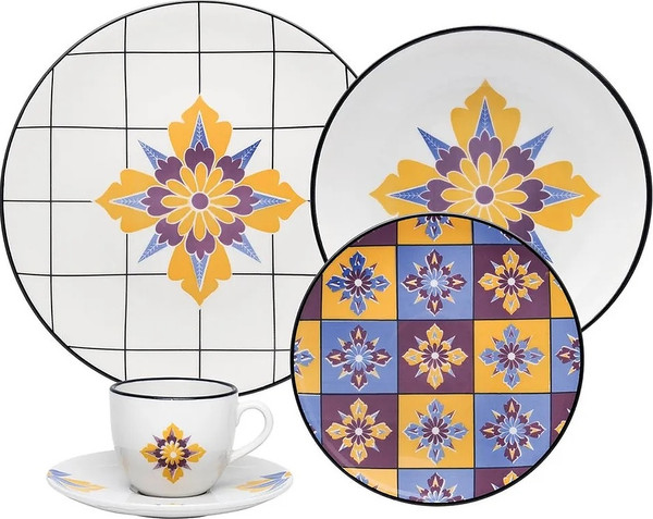 Изображение товара Чашка с блюдцем Oxford Coup Grid 101239 ED02-4684