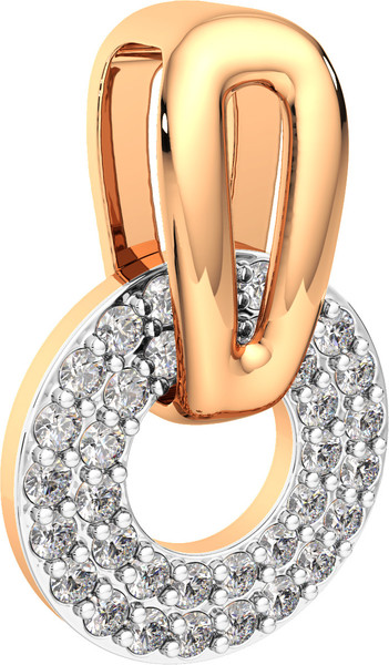 Изображение товара Комплект ювелирных украшений из розового золота ZORKA Серьги 310644.14K.R, подвеска 440369.14K.R, кольцо 280010.9K.R (р.18)