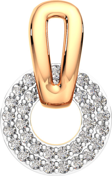 Изображение товара Комплект ювелирных украшений из розового золота ZORKA Серьги 310644.14K.R, подвеска 440369.14K.R, кольцо 280010.9K.R (р.18)