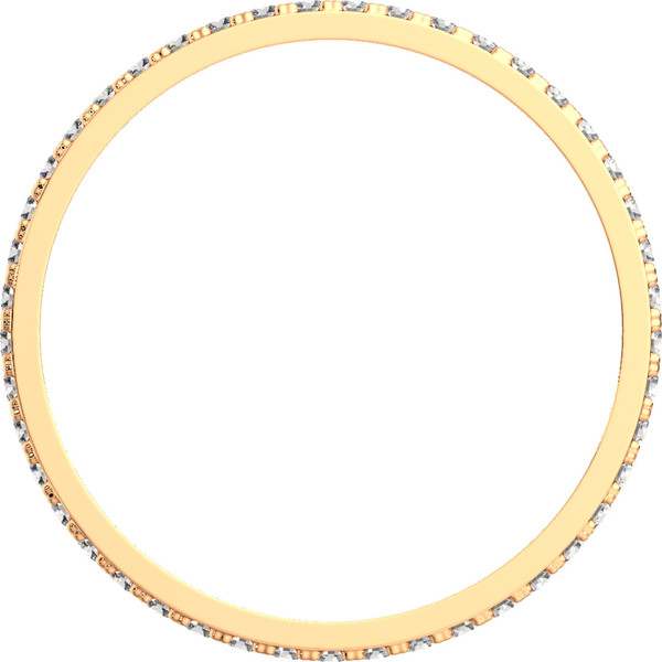 Изображение товара Комплект ювелирных украшений из розового золота ZORKA Серьги 310644.14K.R, подвеска 440369.14K.R, кольцо 280010.9K.R (р.18)