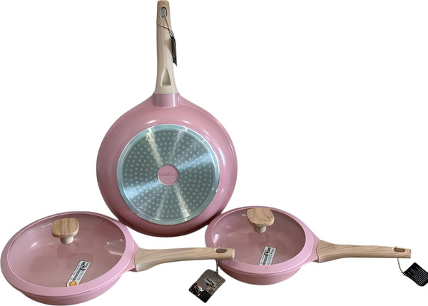 Изображение товара Набор сковородок FeisiLang FL-S006YZ Pink