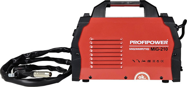 Изображение товара Инвертор сварочный Profipower MIG-210 MIG/MMA/TIG / E0256
