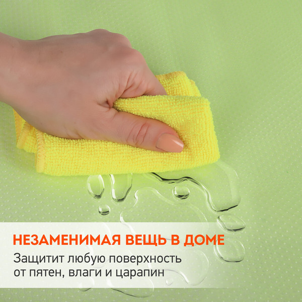 Изображение товара Набор ковриков для кухонного ящика Daswerk Универсальные / 609605 (6шт, салатовый)