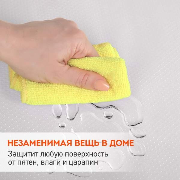 Изображение товара Набор ковриков для кухонного ящика Daswerk Универсальные / 609604 (6шт, прозрачный)