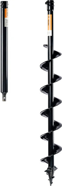 Изображение товара Шнек к мотобуру BURAN Drill 100x800+PLUS-500 с удлинителем / S00124