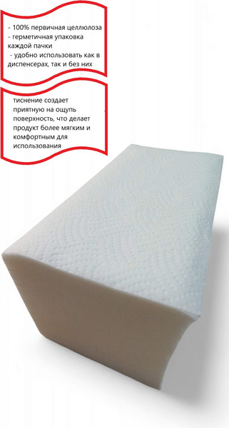 Изображение товара Бумажные полотенца BTG Clean V однослойные (24x200шт)