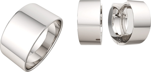 Изображение товара Комплект ювелирных украшений из серебра ZORKA Серьги 0300088, кольцо 0270035 (р.17.5)