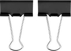 Изображение товара Зажим для бумаги Deli Classic / Z61 (12шт, черный)