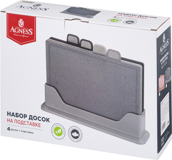 Изображение товара Набор разделочных досок Agness 671-207 (4шт)