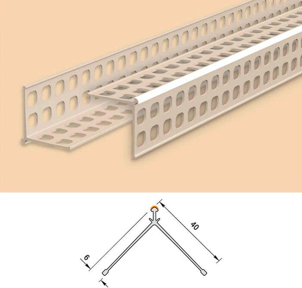 Изображение товара Уголок штукатурный Ideal ЕвроУгол 6мм 3м