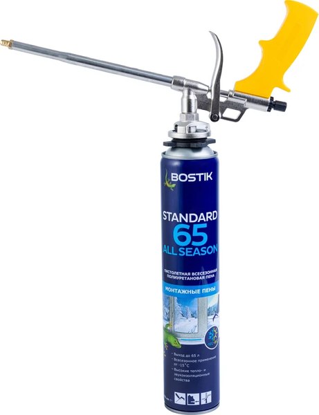 Изображение товара Пена монтажная Bostik Standard 65 All Season (800мл)