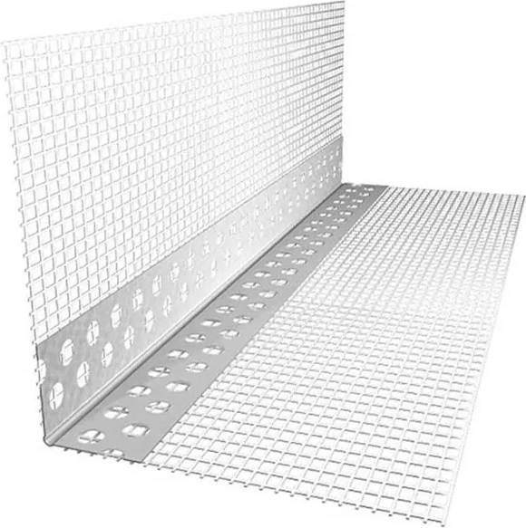 Изображение товара Уголок штукатурный Profigips Алюминиевый с сеткой 70x70x2500