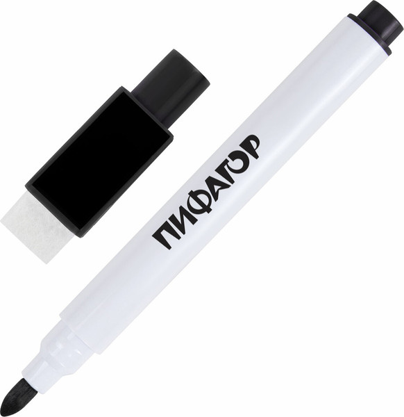 Изображение товара Набор маркеров Пифагор 152563 (8шт, черный)