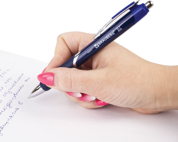 Изображение товара Ручка шариковая Brauberg Delta / 142417 (синий)