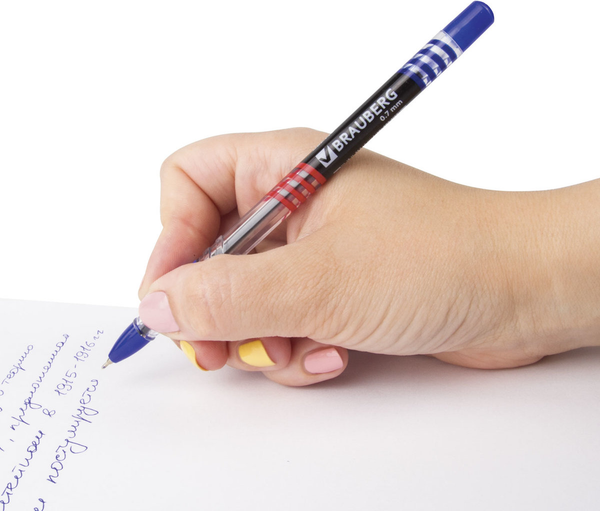 Изображение товара Ручка шариковая Brauberg Trait / 142697 (синий)