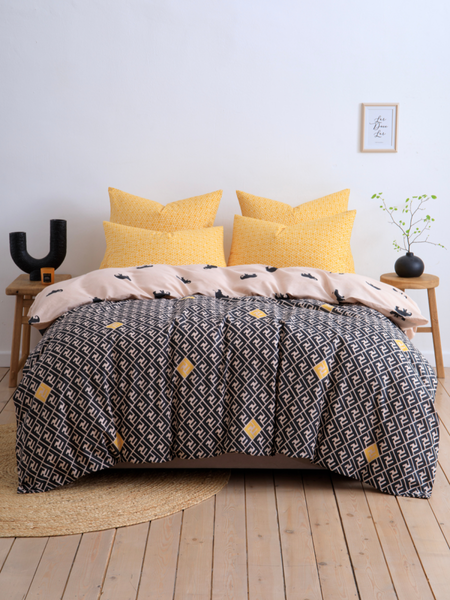 Изображение товара Комплект постельного белья Ночь нежна Фенди 1.5сп 70x70 / 70757-1+70758-1