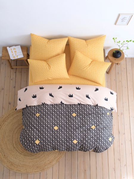 Изображение товара Комплект постельного белья Ночь нежна Фенди 1.5сп 70x70 / 70757-1+70758-1