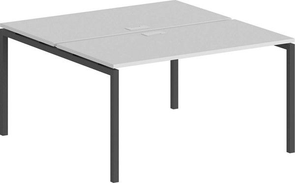 Изображение товара Комплект письменных столов Norden 160х123.8х75 / SG.243.WH.44.AN (антрацит/белый)