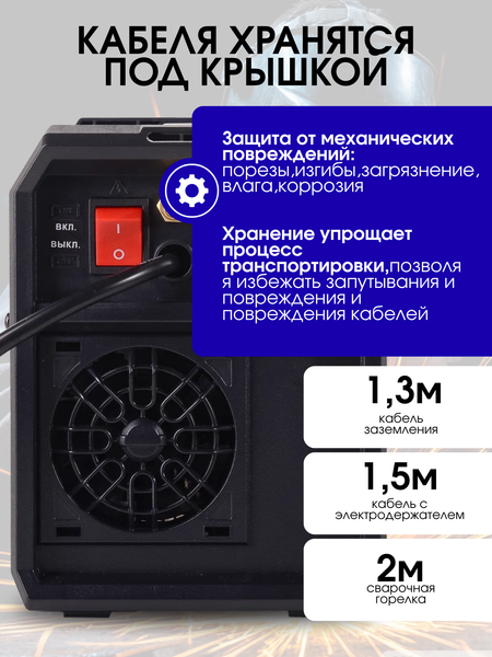 Изображение товара Полуавтомат сварочный Ресанта САИПА-22В/160АП MIG (65/219)