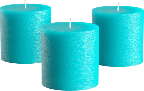 Изображение товара Набор свечей Мелт 75мм (3шт, бирюзовый)