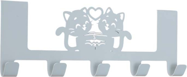 Изображение товара Вешалка для одежды KN Котики (белый)