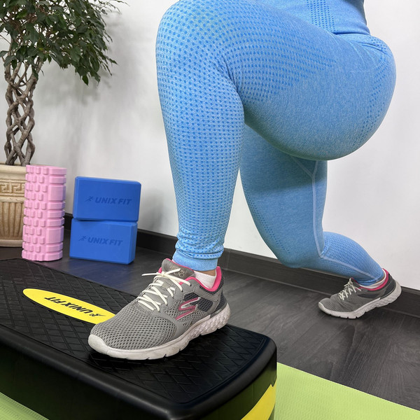 Изображение товара Степ-платформа UNIX Fit 3 уровня / SPU80WYW (желтый)