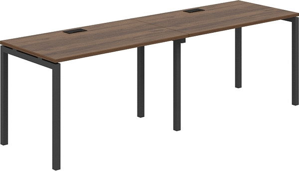 Изображение товара Комплект письменных столов Norden s-b-s 240х70х75 / SG.222.DM.44.AN (антрацит/дуб модена)