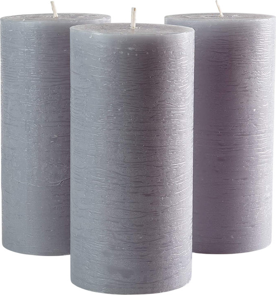 Изображение товара Набор свечей Мелт 150мм (3шт, серый)