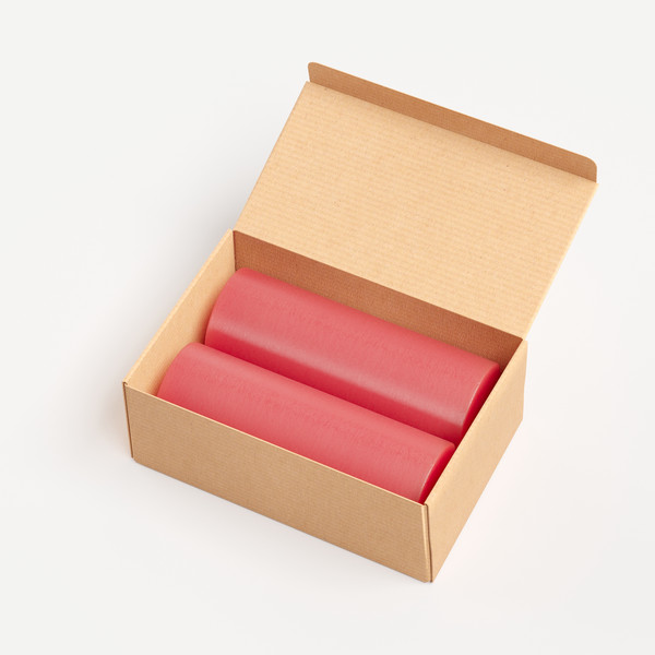 Изображение товара Набор свечей Мелт 200мм (2шт, красный)