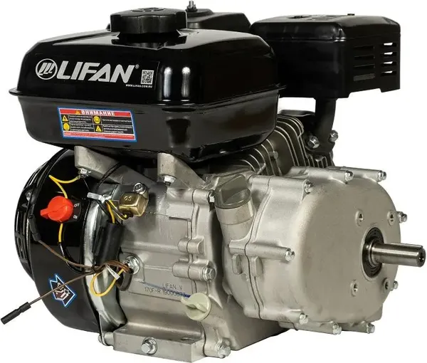 Изображение товара Двигатель бензиновый Lifan 170F-R (сцепление и редуктор 2:1)