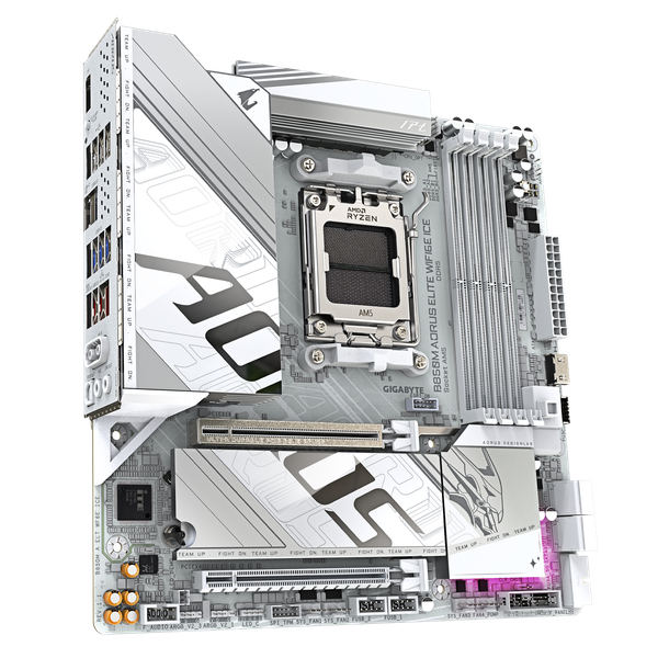 Изображение товара Материнская плата Gigabyte B850M Aorus Elite WiFi6E Ice