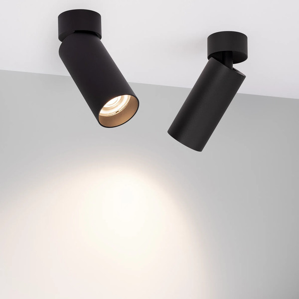 Изображение товара Точечный светильник Arlight SP-GABI-SURFACE-FLAP-R60-12W Day4000 BK 36deg / 049923