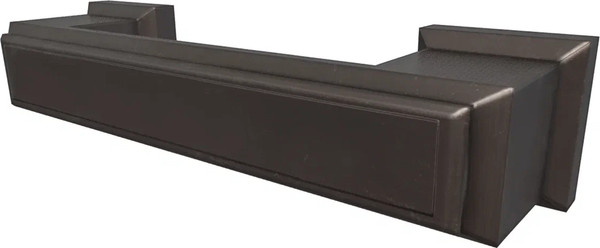 Изображение товара Кухонный гарнитур Интерлиния Мила Деко 1.2x1.5 (дуб вотан/дуб вотан/белый гранит)