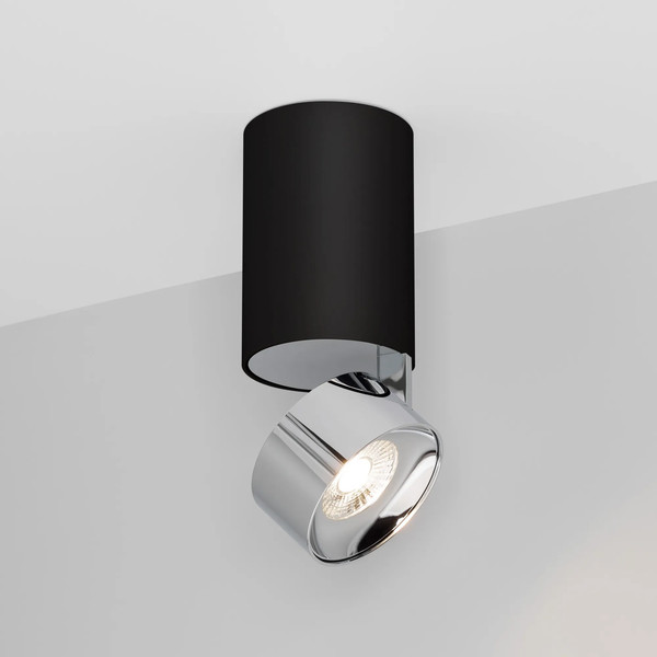 Изображение товара Точечный светильник Arlight SP-PLURIO-SURFACE-LONG-R77-9W Day4000 BK-CHR 36deg / 040380