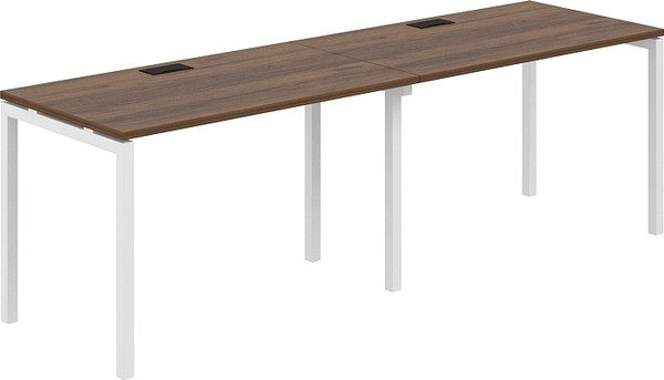 Изображение товара Комплект письменных столов Norden s-b-s 240х70х75 / SG.222.DM.44.WH (дуб модена)