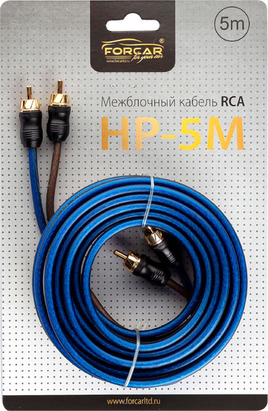 Изображение товара Межблочный кабель для автоакустики Forcar RC-HP 5M