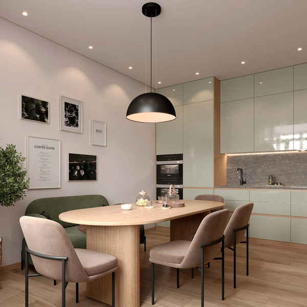 Изображение товара Потолочный светильник Arlight SP-RESTO-HANG-R500-30W Warm3000 BK 100deg / 039699