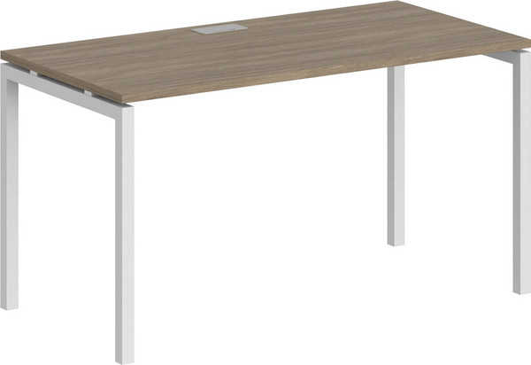 Изображение товара Письменный стол Norden 120х80х75 / SG.207.OD.44.WH (белый, дуб темный)