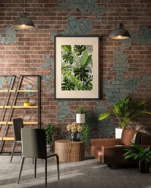 Изображение товара Картина по номерам PaintLine Тропические листья / PL-00153