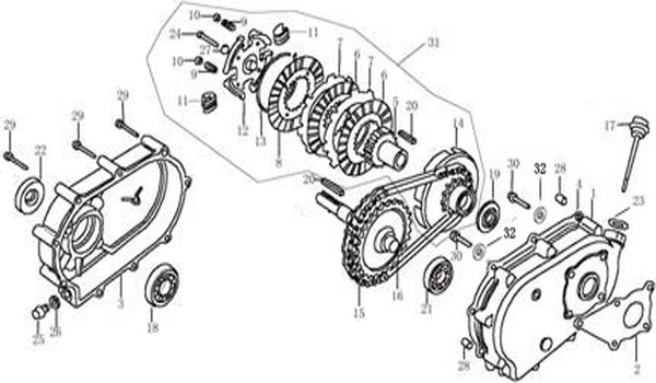 Изображение товара Двигатель бензиновый Lifan KP230E-R / 02046-03522